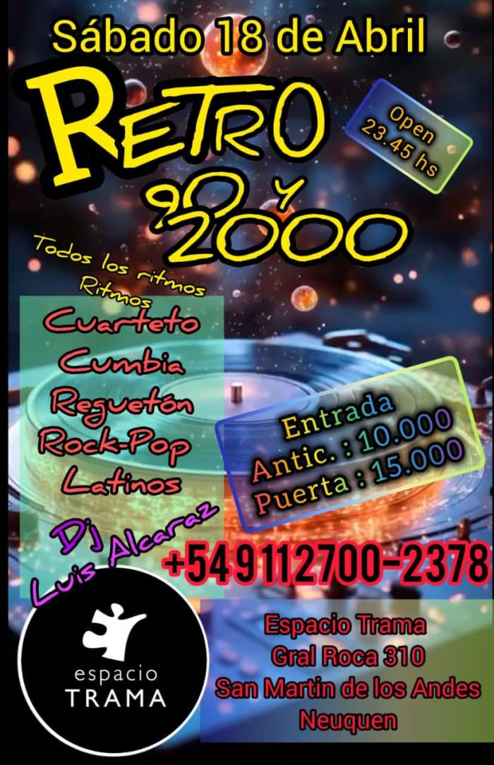 Social retro 90/2000!!! Super mega bailable!!!