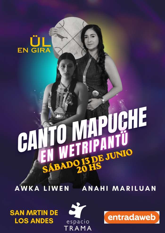 Anahi Mariluan y Awka Liwen