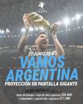 ARGENTINA JORDANIA pantalla gigante