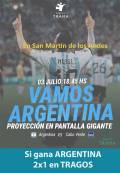 ARGENTINA Vs CABO VERDE pantalla gigante