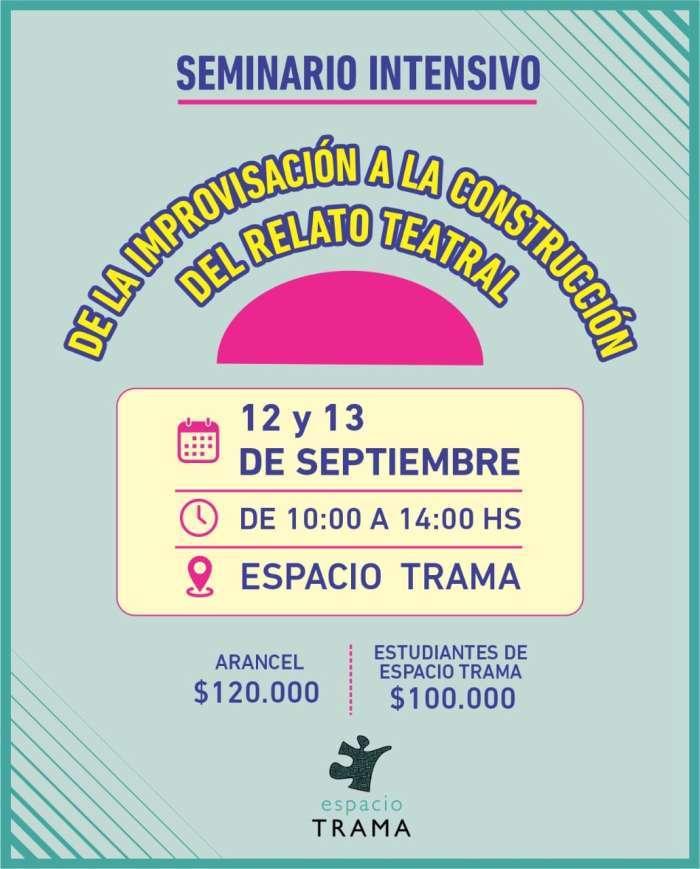 “De la improvisación a la construcción del relato teatral”