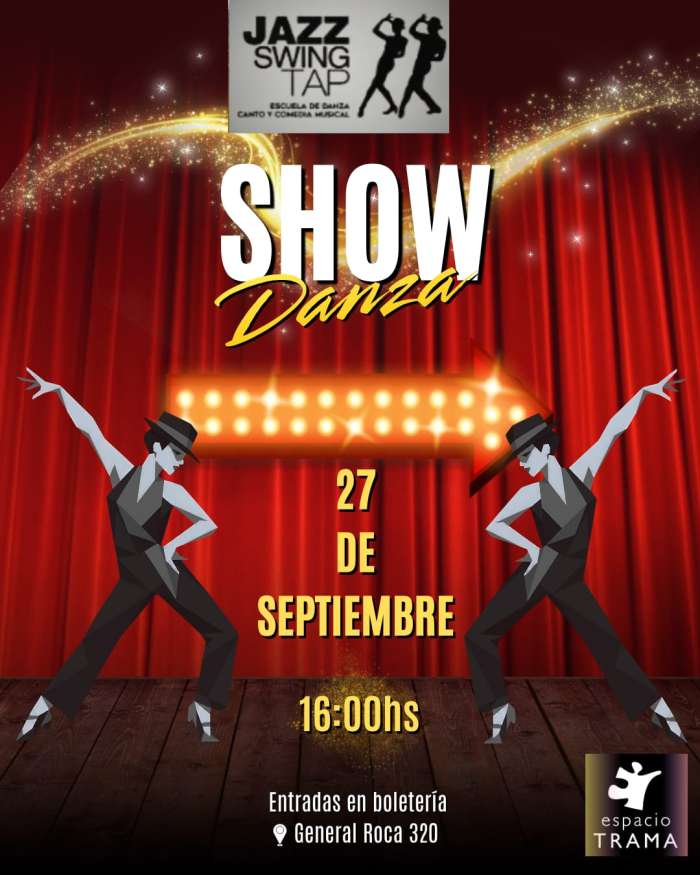 Show de danza de la escuela Jazz Swing Tap